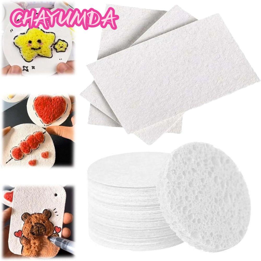 CHAYUMDA 10 ชิ้น Puffy Texture กระดาษ, โฟมของเล่นเพื่อการศึกษา Texture ภาพวาดกระดาษ, DIY หัตถกรรม Ma