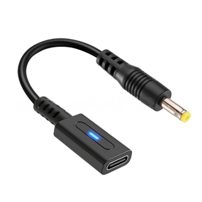 1PCS PD Type C Cable Replacment สําหรับ PSP 1000 2000 3000 Controller อะแดปเตอร์ชาร์จ USB C LED แปลงสายไฟ