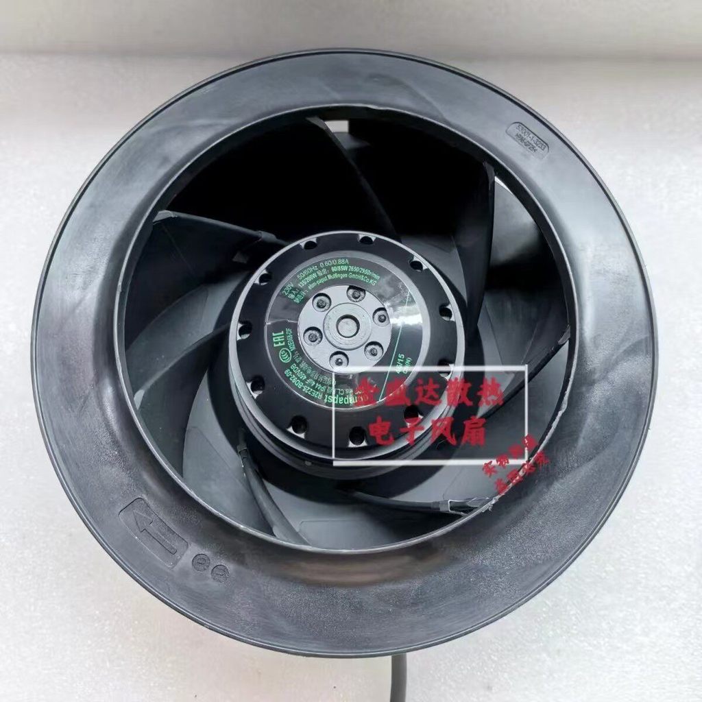 เยอรมนี ebmpapst R2E225-BD92-09 AC230V M2E068-DF พัดลมแรงเหวี่ยงบริสุทธิ์