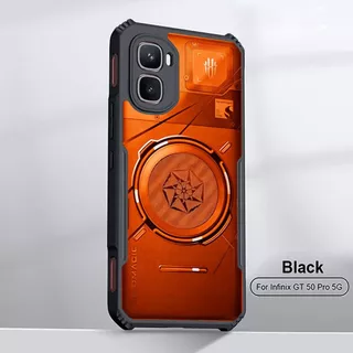 อะคริลิคเคสโทรศัพท์สําหรับ infinix GT 50 Pro กรณี infinix GT 30 20 10 Pro Plus 5G 5G + พร้อมรูปแบบหรูหรา Ultrathin กรอบสีดํา Tough ScratchProof ฝาครอบป้องกัน A36