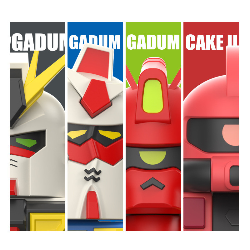 Dongda Winding เคลื่อนย้ายได้ประกอบของเล่นรุ่น Gundam Yuan Group Monkey Face รูปหัก RX-78 Clockwork 