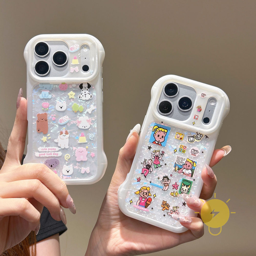 For เคสไอโฟน TPU Shell Pattern Sea Shell Shell Pattern Sea Shell เคส Phone Case For iPhone 17 Pro Max 16 15 14 13 Cover  Aesthetic Korean Cute