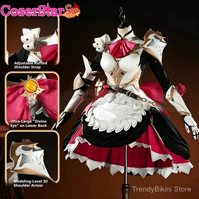 COD อินเทรนด์-SSR GenshinImpact Noelle คอสเพลย์เครื่องแต่งกาย Carnival ฮาโลวีนอะนิเมะเกมการ์ตูนบทบาท