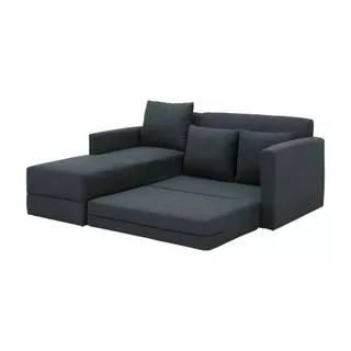 INDEX LIVING MALL โซฟาผ้าปรับนอน L-shape รุ่นจินนี่