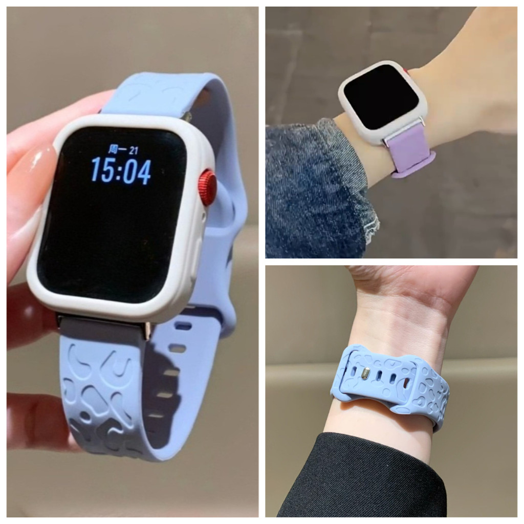 Cat Paw สายซิลิโคนและเคสป้องกันเข้ากันได้กับนาฬิกา Fit5 Fit3 Fit4Pro, สายรัดข้อมือทดแทนฤดูร้อน, เหมาะสําหรับ huawei