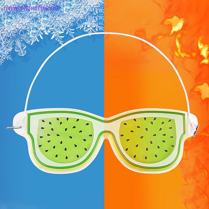 Newsandthen1 Cooling Ice Eye Masks Hot & Coldpress Gel Eye Mask Spa Therapy สําหรับความหมองคล้ําและอาการบวมบรรเทา Inflammed เปลือกตา Bumps Nice