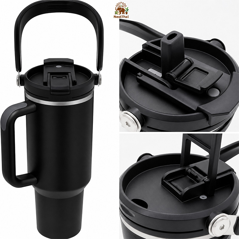 Tumbler ขวดหมวกอุปกรณ์เสริมอะไหล่ Tumbler Tyeso Handle 2in1 สําหรับ NestThai