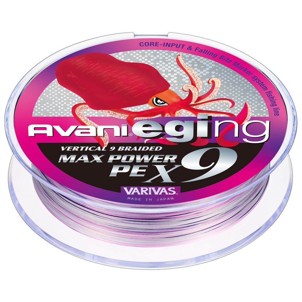 Varivas PE Line Max Power X9 200m White For Eging 9-Strand Fishing Line