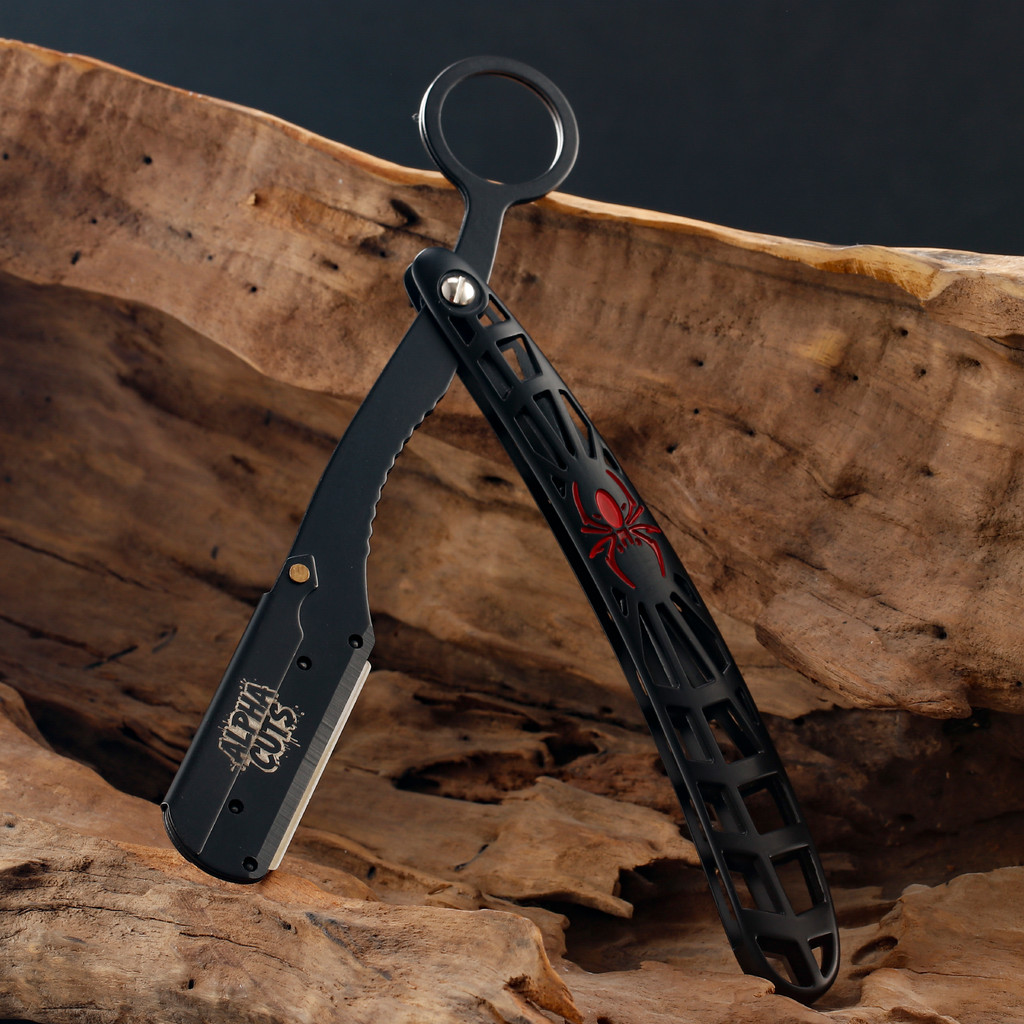 Hairdressing Shop Manual Razor Metal Folding Shaver Old-fashioned Razor Eyebrow Trimming Sideburns S