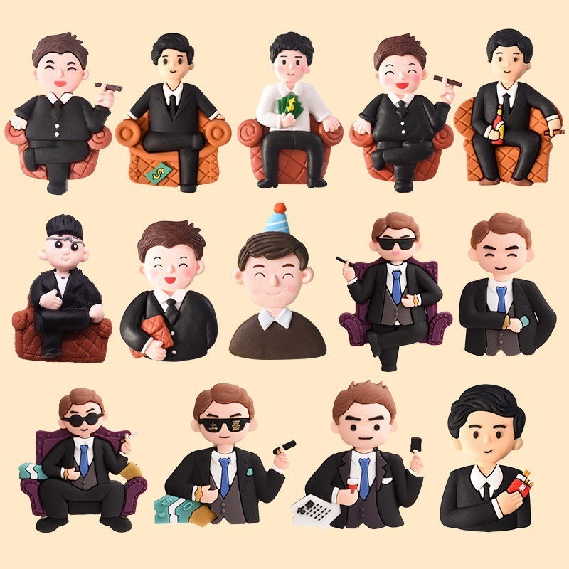 ท็อปเปอร์เค้กดินเหนียวนุ่มวันพ่อ 15 รูปที่ 2