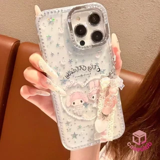 เคสไอโฟน17 ลายดาวพลิ้วประกาย สำหรับ iPhone 17 Pro Max 11 17 Air 13 12 16 Plus 14 15 Pro blingcase เคสคริสตัล สวยหรูหรา