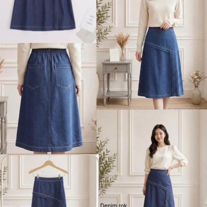 DENIM SKIRT / DENIM JEANS SKIRT 8460