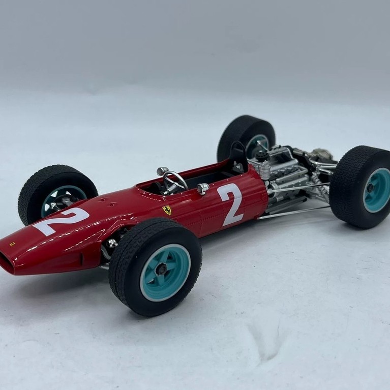 Werk83 1/18 Ferrari 158 1964 Italy Station Victory John Sertis F1 โมเดลรถเรซิ่น, อะไหล่ขาดแพ็คเกจจํา
