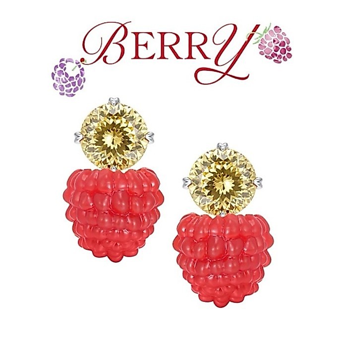 พรีออเดอร์  ต่างหู BERRY YVMIN ของแท้100%