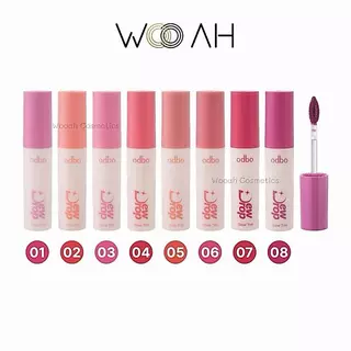 ลิปทินท์ ODBO DEW DROP GLOW TINT OD5027 ดิว ดรอป โกลว์ ทินต์ โอดีบีโอ เนื้อฉ่ำวาว ลิป ติดทน บางเบา