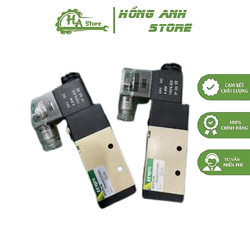 โซลินอยด์วาล์ว 5 ประตู 4V110-06 (XGPC 4V110-06) - สวิตช์เปิดปิดอากาศควบคุมไฟฟ้า XGPC ของแท้ - Hong A