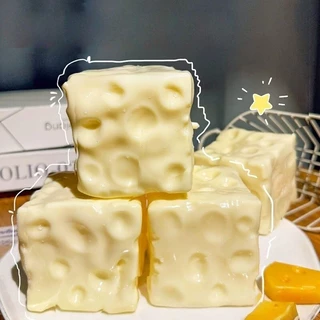 Big Cheese Squishy ของเล่น Super Soft Creamy TPR บีบ Fidget ของเล่นช้า Rebound ความเครียดบรรเทา Decompression ของเล่นสําหรับเด็กผู้ใหญ่ของขวัญ