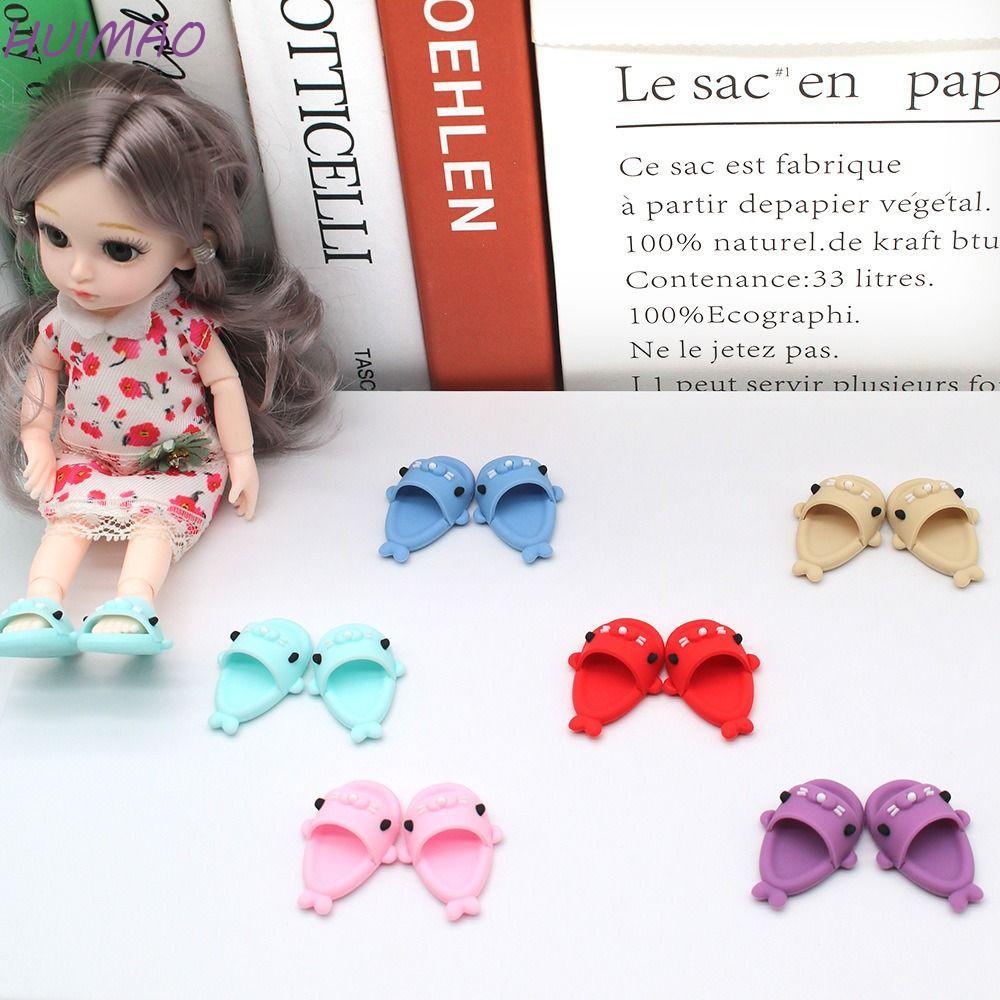 HUIMAO Ob11 ตุ๊กตา Shark รองเท้าแตะ, Shark Shape Mini BJD12 ตุ๊กตารองเท้า, 1:12 ตุ๊กตา Miniature รอง