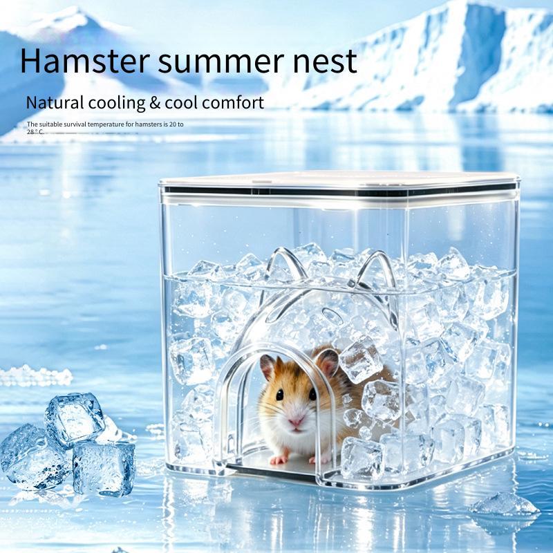Hamster Cooling Igloo Golden Bear Igloo Syria Hamster Two-in-One Storage Cooling House