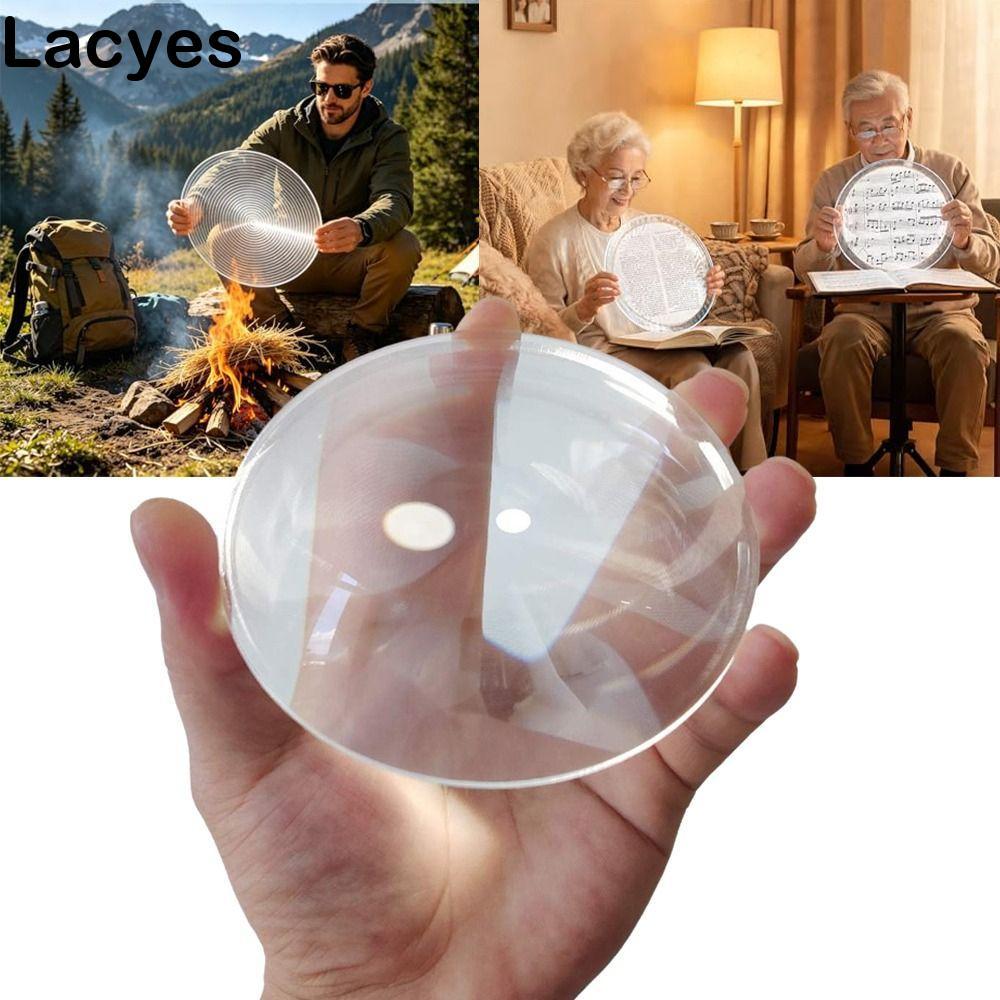 LACYES หัวพลังงานแสงอาทิตย์, PMMA พลาสติกขนาดใหญ่เลนส์ Fresnel, เปลี่ยนแว่นขยาย Clear Optical Focal 