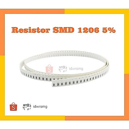 ตัวต้านทาน SMD 10 ชิ้น 1206 5% 75k 82k 91k
