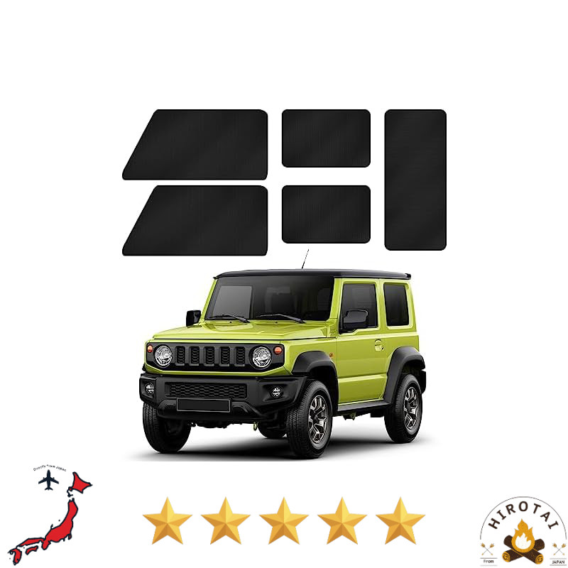 ZATOOTO Custom Car Curtains for Suzuki Jimny & Sierra JB64/JB74 - 99.9% Blackout Magnetic Cabin Set 