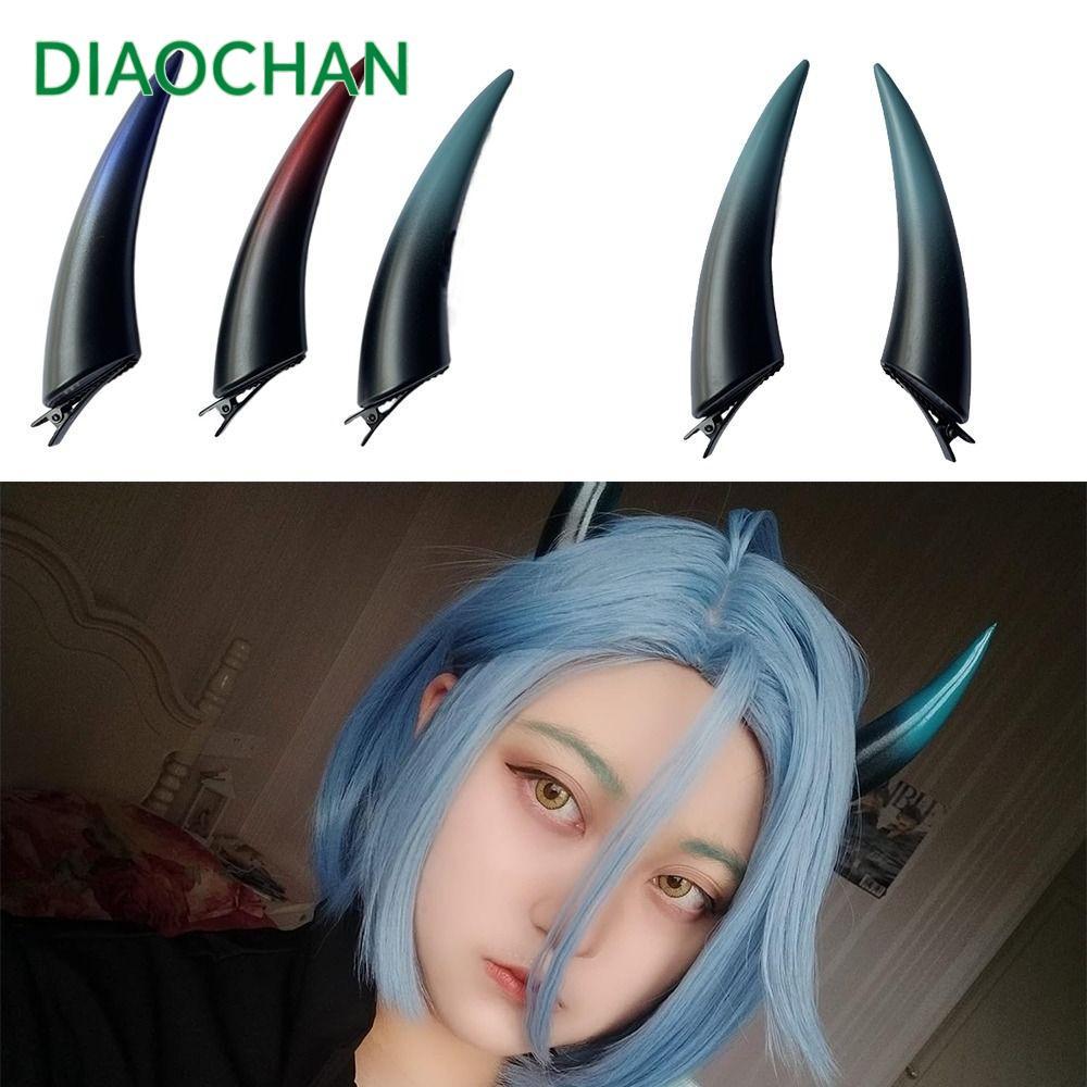 Black Gothic Devil Horns กิ๊บติดผม Ghost หน้าผาก Horns เด็กผู้ใหญ่ Halloween Party คอสเพลย์เครื่องแต่งกายอุปกรณ์เสริม