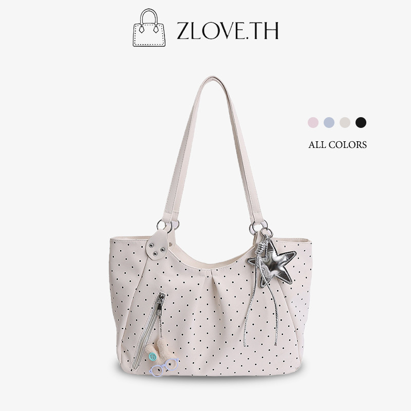 ZLOVE กระเป๋าสะพายไหล่ ไนลอน น่ารัก แฟชั่นสำหรับผู้หญิง ลำลอง ความจุขนาดใหญ่