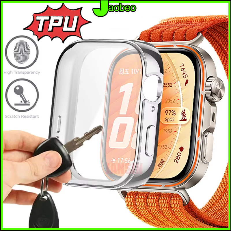 คลุมทั้งหมดสําหรับ Huawei Watch Fit 5 4 3 TPU ป้องกันหน้าจอกรณีกรอบป้องกันกันชน Huawei Watch Fit 4 Pro 5 Pro อุปกรณ์เสริม