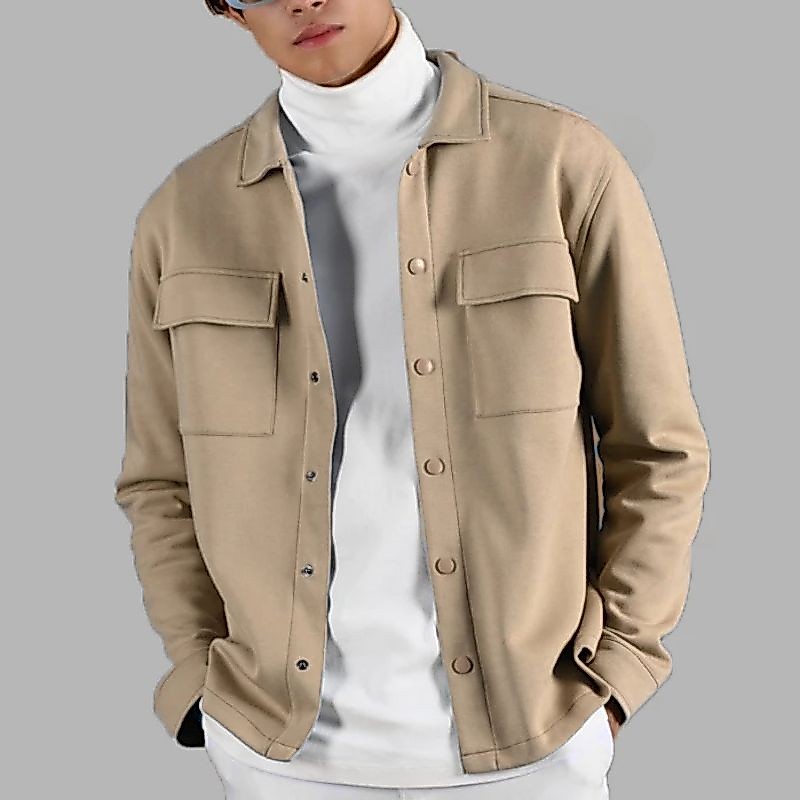 Shacket แจ็คเก็ตหนาขนแกะ Semi Parka ขนแกะพรีเมี่ยม สําหรับผู้ชายและผู้หญิง