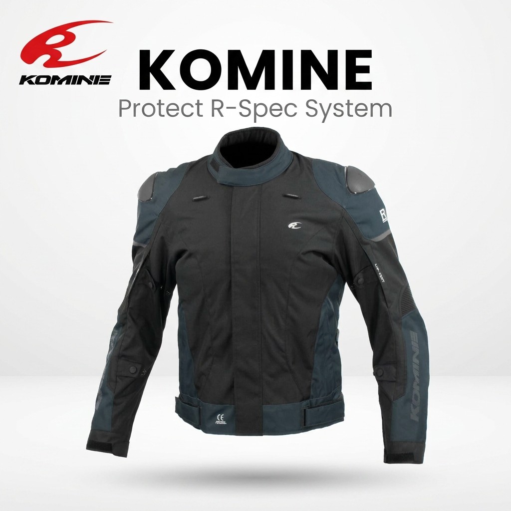 เสื้อแจ็คเก็ตการ์ดมอเตอร์ไซค์ KOMINE JK-624 Protect R-Spec System | KOMINE JK-624 Protect R-Spec Sys