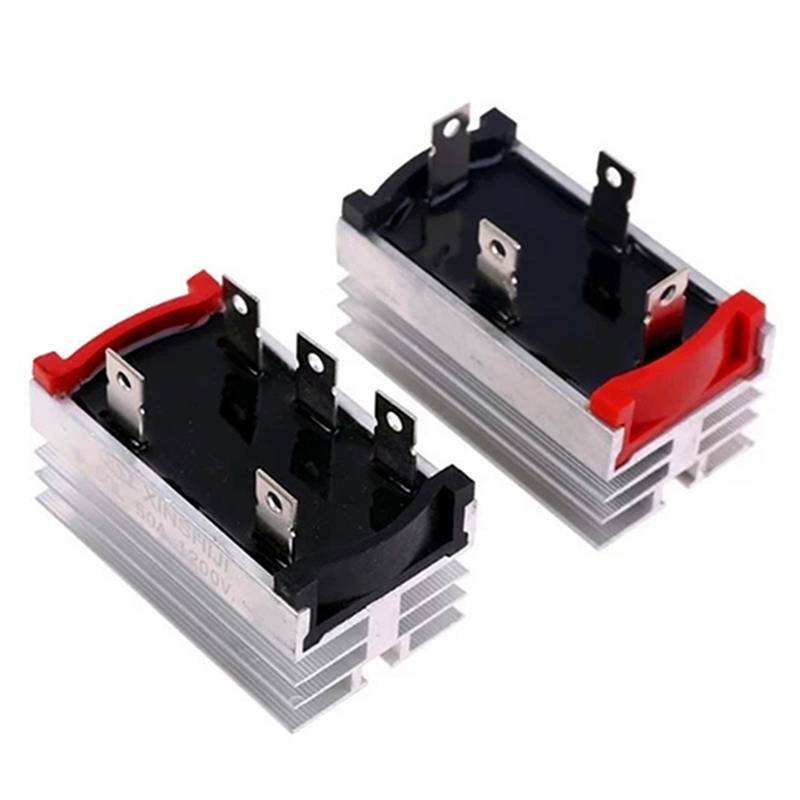 Gongjing3 50A1200V Rectifier เฟสเดียว 35A เครื่องกําเนิดไฟฟ้าไร้แปรงถ่านความร้อนอ่างล้างจานไดโอดสะพา