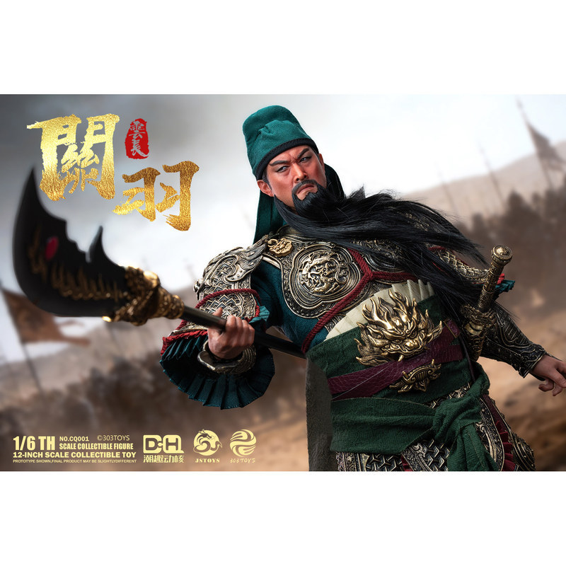 Authentic Original Design 303TOYS Three Kingdoms Series Guan Yu 1/6 Articulated Action Figure