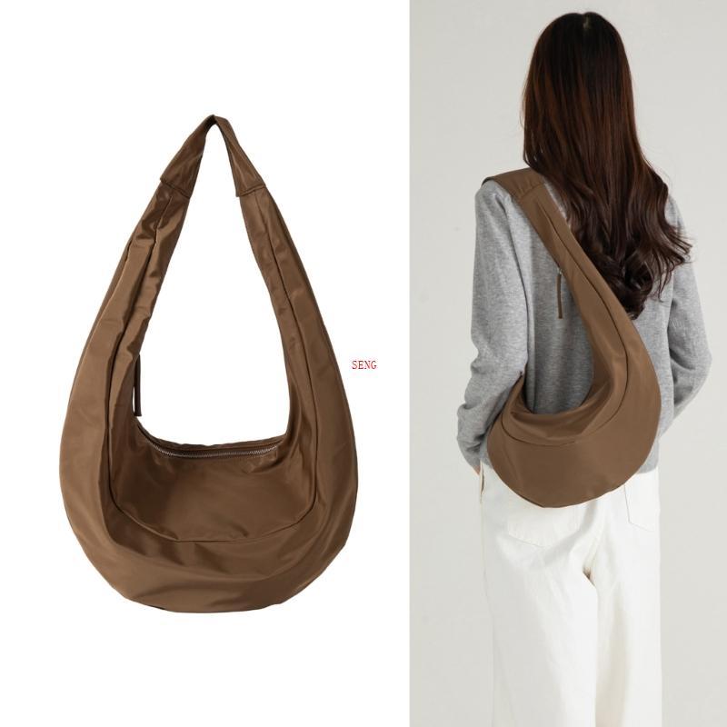 Nylon Hobos Bag Women Shoulder Purses Slouchy Toted Handbag Underarm Purses
