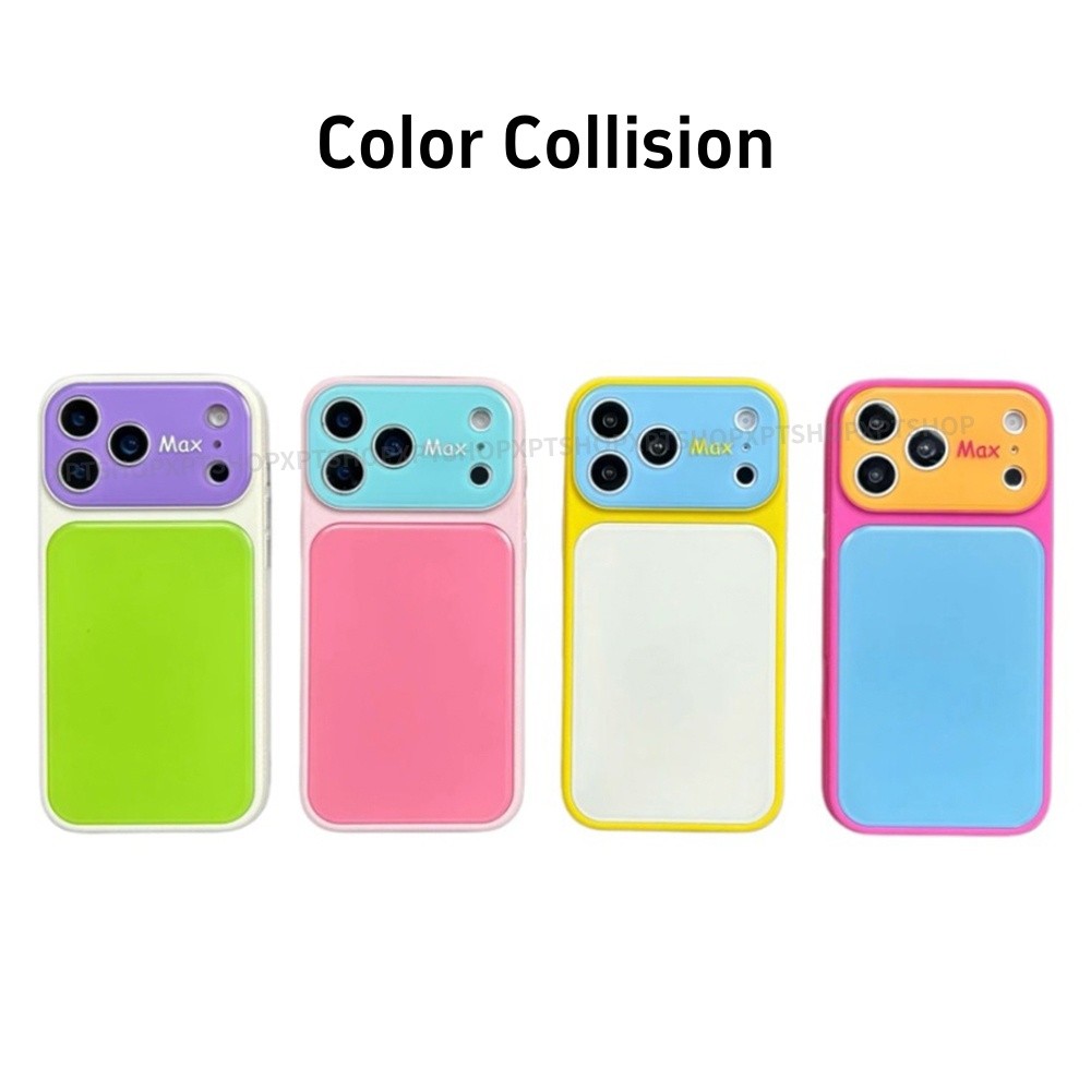 สีประกบอะคริลิเคสโทรศัพท์สําหรับ ไอโฟน 17 มือโปร สูงสุด 16 15 14 กันกระแทกป้องกันปลอก