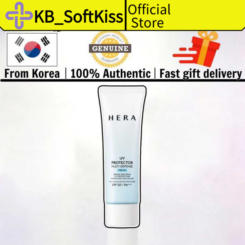 HERA UV PROTECTOR MULTI-DEFFENSE FRESH SPF50+PA++++ 50ml กันแดดหน้า ครีมกันแดดเกาหลี ปกป้องรังสียูวี