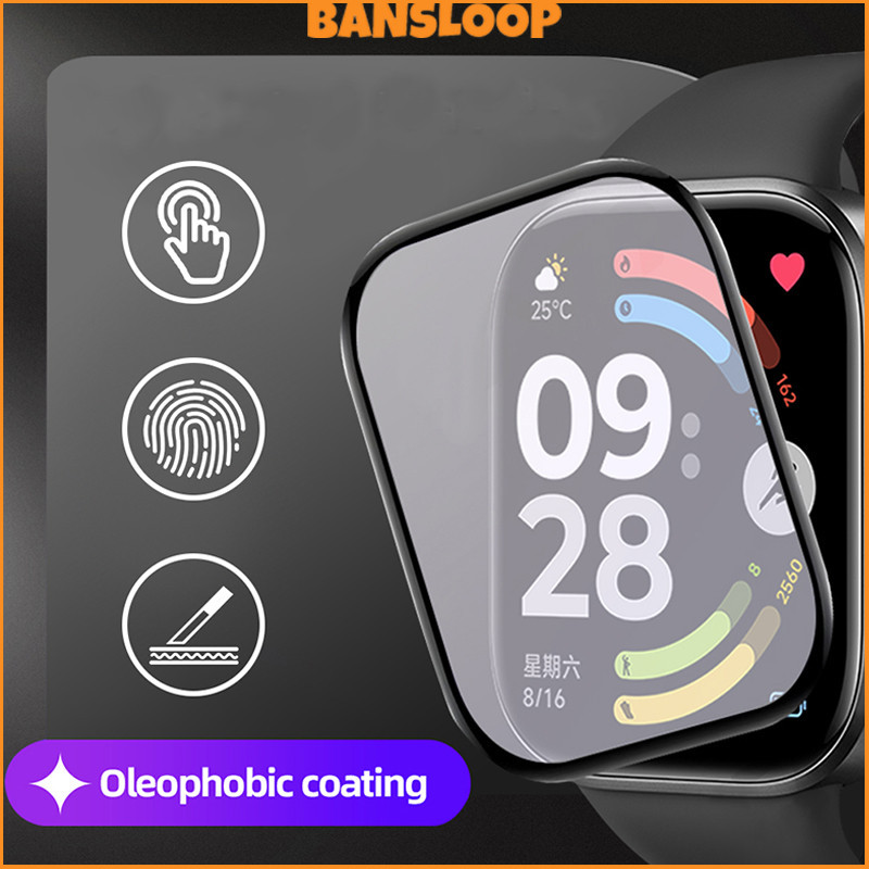 3D แก้วนิรภัย/ฟิล์ม TPU อ่อน for Redmi Watch 6 5 4 /Redmi Watch 5 3 Active/Lite /Xiaomi Mi Band 9 8 Active อุปกรณ์เสริม
