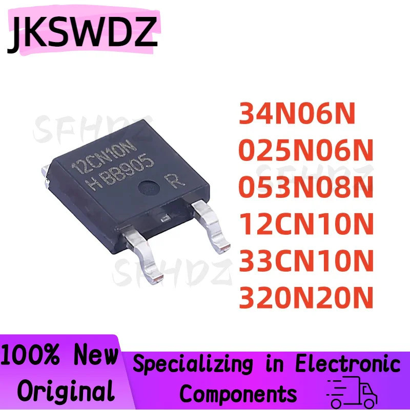 1-5PCS IPD025N06N 025N06N IPD320N20N3G 320N20N IPD034N06N3G 34N06N IPD053N08N3G 053N08N 33CN10N 12CN