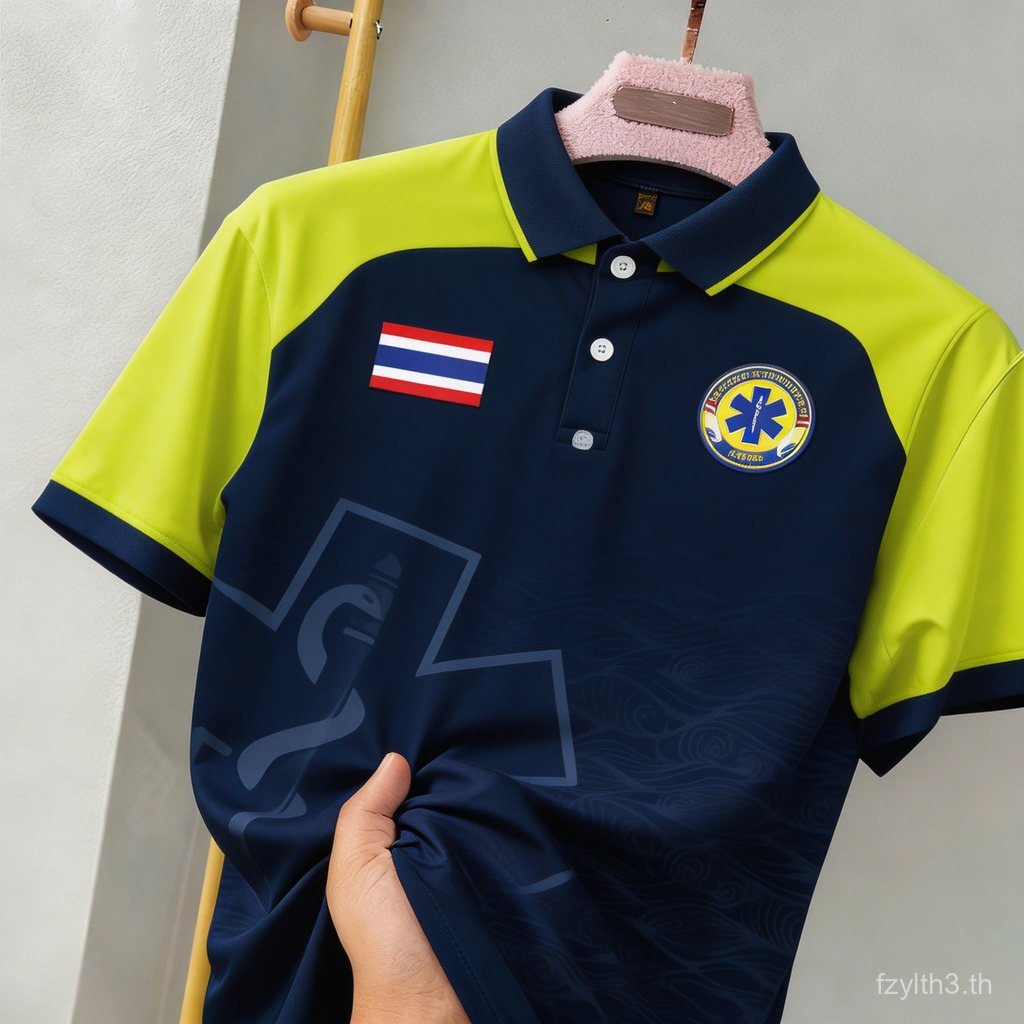 เสื้อโปโลทํางานกู้ภัยฉุกเฉิน / EMS Thailand เสื้อโปโลทํางานกู้ภัยฉุกเฉิน