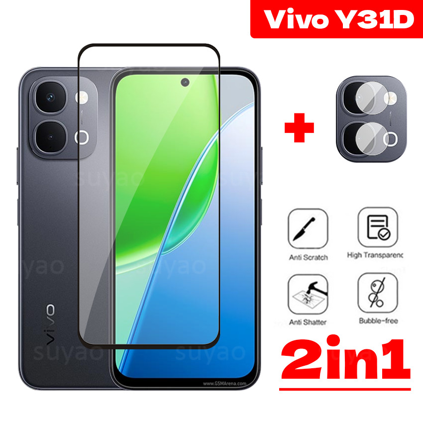 สําหรับ Vivo Y31D 4G 2026 ป้องกันหน้าจอเลนส์กล้อง VivoY31D Y21D Y11D Y31 Y21 Y05 VivoY11D โทรศัพท์แก