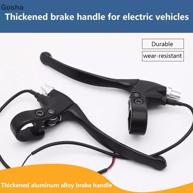 Gosha 1 PC Bla Thien อลูมิเนียม E-Bike เบรค Crank สกู๊ตเตอร์เบรค Lever จักรยานไฟฟ้า Handle Bar ชิ้นส่วนจักรยานซ่อมเบรค ha