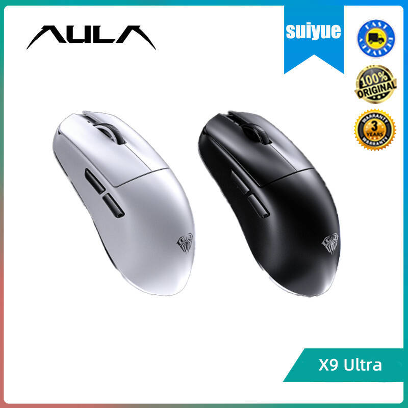 AULA X9 Ultra Mouse gaming, บลูทูธไร้สาย, คอมพิวเตอร์น้ําหนักเบา 3950, แล็ปท็อปเดสก์ท็อป