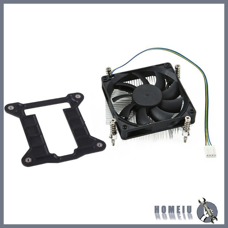 HOMEIU พัดลม ITX หม้อน้ําบางสําหรับ LGA 1155 1156 1150 1151 พัดลมระบายความร้อน CPU หม้อน้ํา