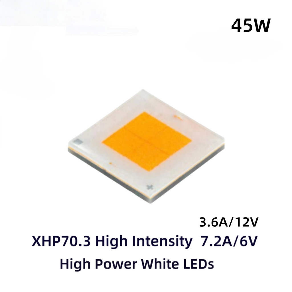 45W XHP70D รุ่นที่สาม HI โคมไฟแบนลูกปัด High Power Quad Core ยาว 7070 led XHP70.3 ไฟฉายไฟหน้าเปลี่ยน