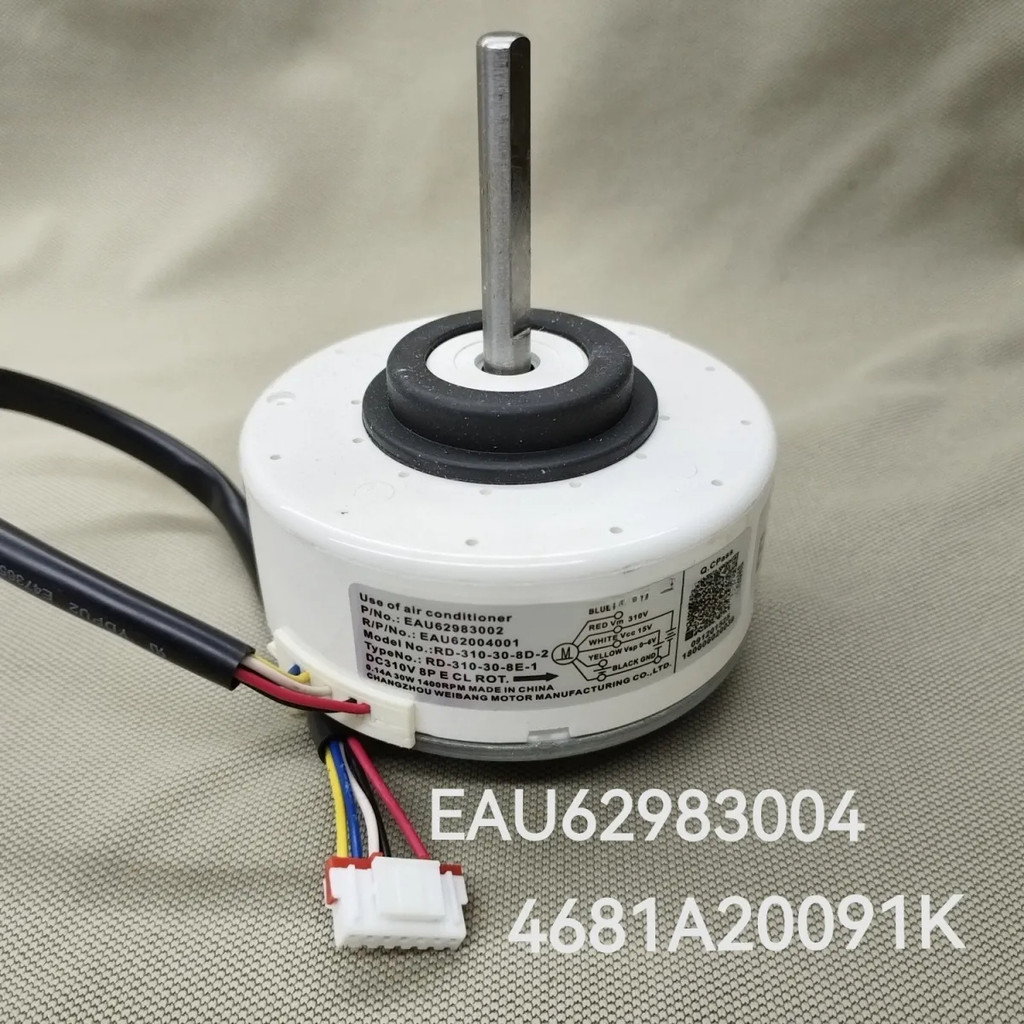 เหมาะสมสำหรับมอเตอร์ในร่มของเครื่องปรับอากาศ LG ใหม่เอี่ยม 4681A20091K RD-310-30-8E-2 EAU62983004