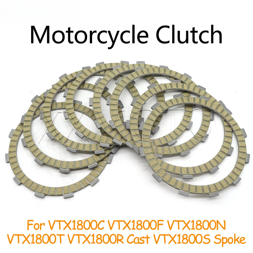 สําหรับ Honda VTX1800T VTX1800N VTX1800F/1800C/1800S 1800R 1800 TCNR รถจักรยานยนต์แผ่นคลัทช์แรงเสียด