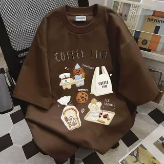 เสื้อยืด oversize เกาหลี ผ้าคอตตอนแท้ 100% เย็นจัด แห้งไว ระบายอากาศดี unisex ใส่ได้ทั้ง ชายหญิง #39