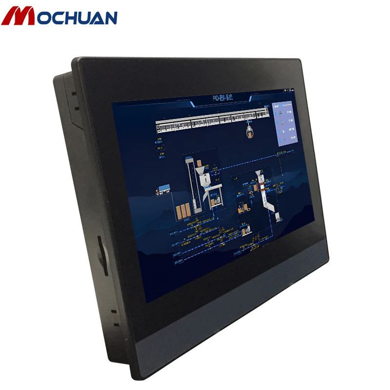 Mochuan Modbus ของแท้ 10.1 นิ้ว Hmi Ethernet หน้าจอสัมผัสแผง Monitor สําหรับอุปกรณ์ไฟฟ้าอื่นๆ Hmi