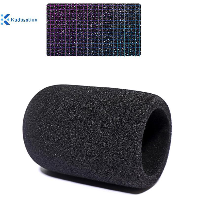 Kudosion 1PC AT2020 Mic Windshield Foam Pop Filter สําหรับ Audio Technica ATR2500 AT2035 AT2050 AT40