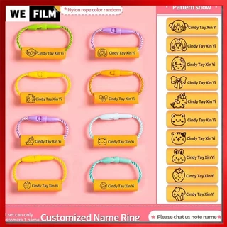 แท็กชื่อที่กำหนดเอง ป้ายชื่อเด็ก ป้ายชื่อติดรองเท้า ป้ายชื่อหลอด Customized Name Buckle